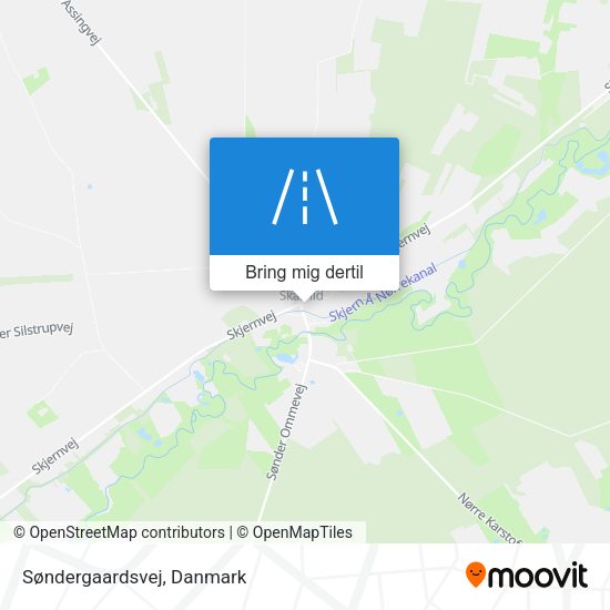 Søndergaardsvej kort