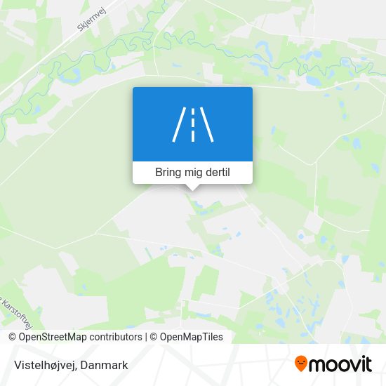 Vistelhøjvej kort