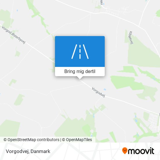 Vorgodvej kort