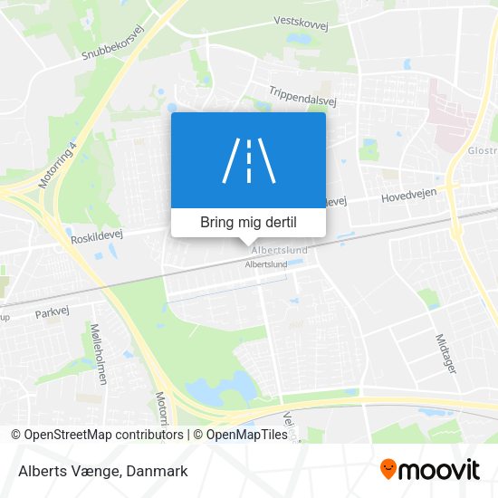 Alberts Vænge kort