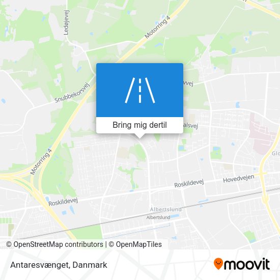 Antaresvænget kort