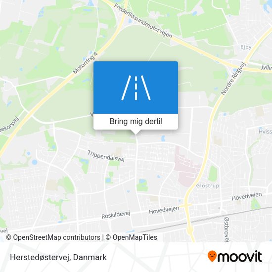 Herstedøstervej kort