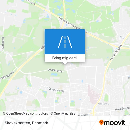Skovskrænten kort