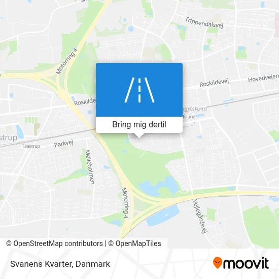 Svanens Kvarter kort