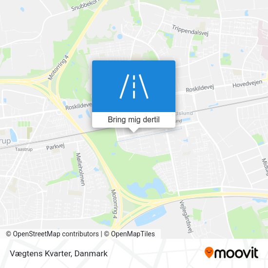 Vægtens Kvarter kort