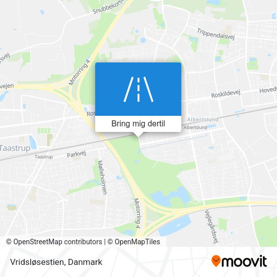 Vridsløsestien kort