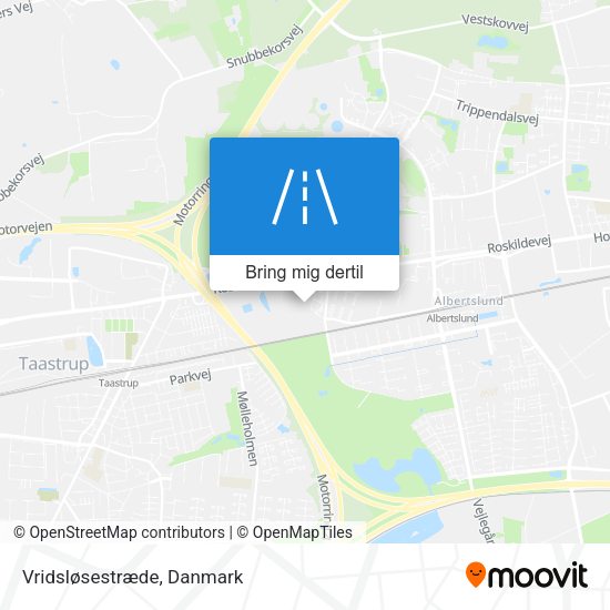 Vridsløsestræde kort
