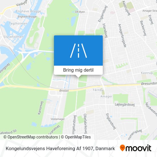 Kongelundsvejens Haveforening Af 1907 kort