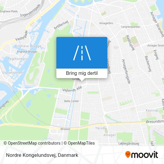 Nordre Kongelundsvej kort