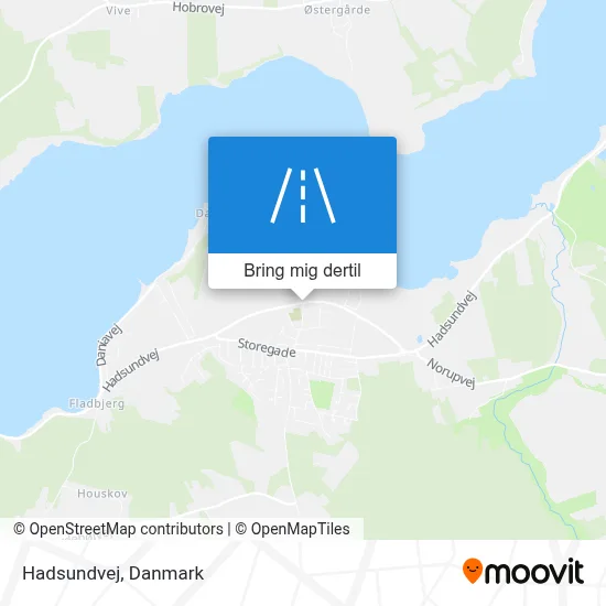 Hadsundvej kort