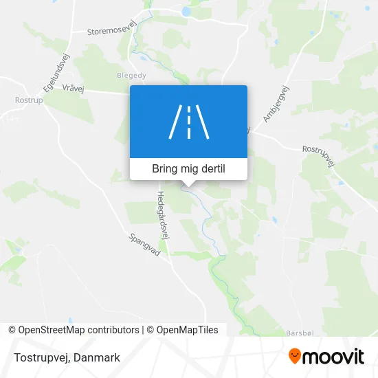 Tostrupvej kort