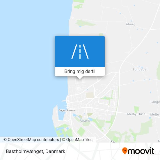 Bastholmvænget kort