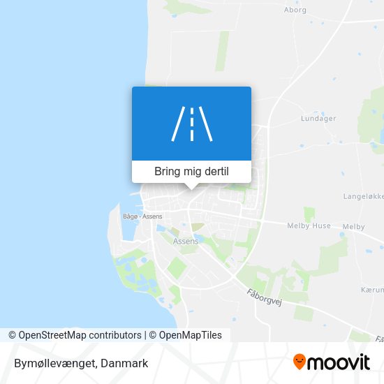 Bymøllevænget kort