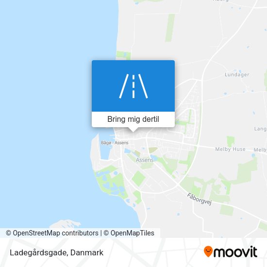 Ladegårdsgade kort