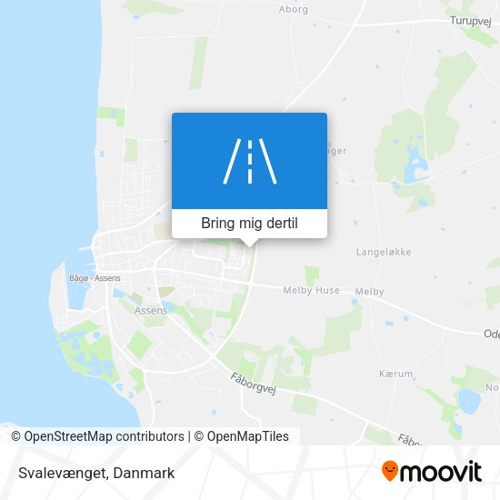 Svalevænget kort