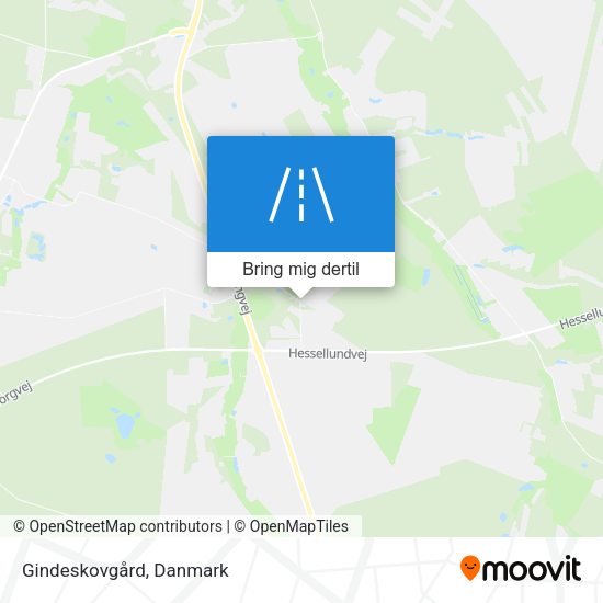 Gindeskovgård kort