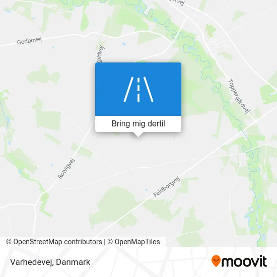 Varhedevej kort