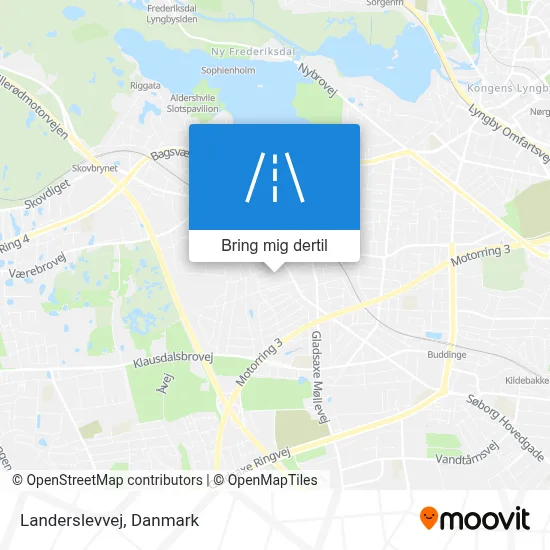 Landerslevvej kort