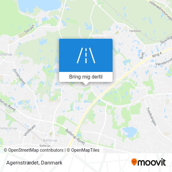 Agernstrædet kort