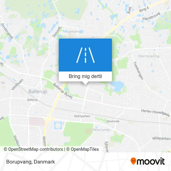 Borupvang kort
