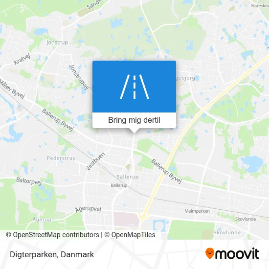Digterparken kort