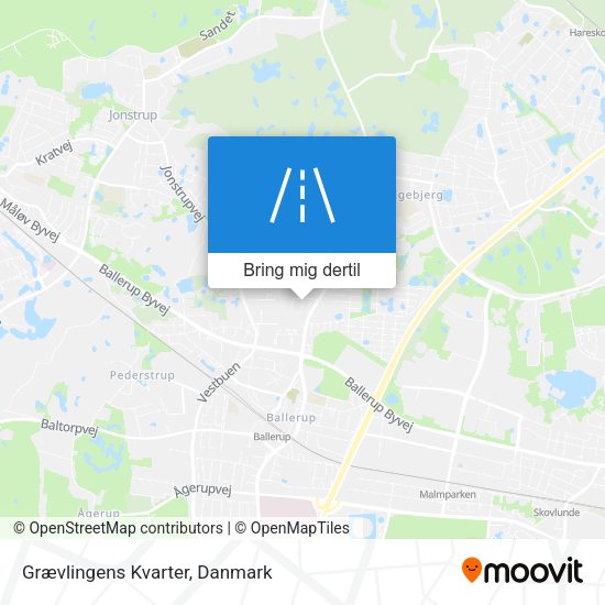 Grævlingens Kvarter kort
