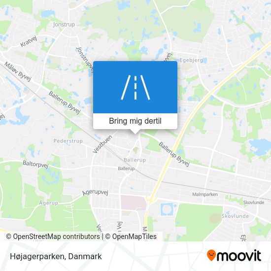 Højagerparken kort