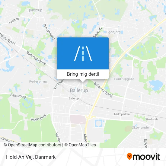 Hold-An Vej kort