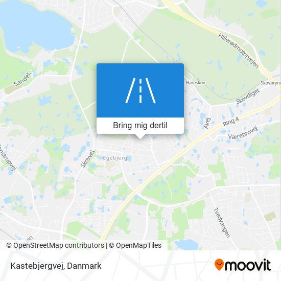 Kastebjergvej kort