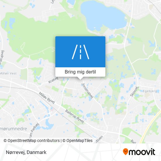 Nørrevej kort