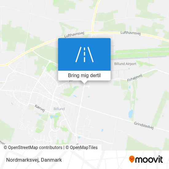 Nordmarksvej kort