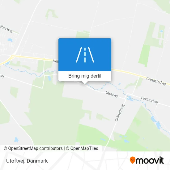 Utoftvej kort
