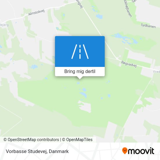 Vorbasse Studevej kort