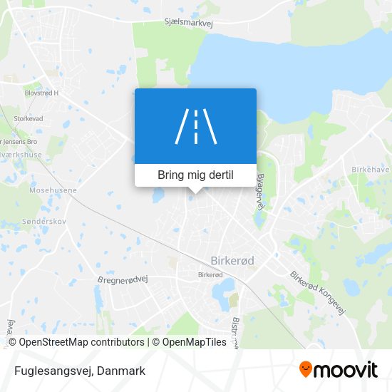 Fuglesangsvej kort