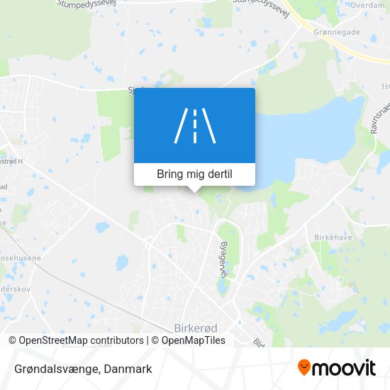 Grøndalsvænge kort