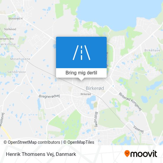 Henrik Thomsens Vej kort