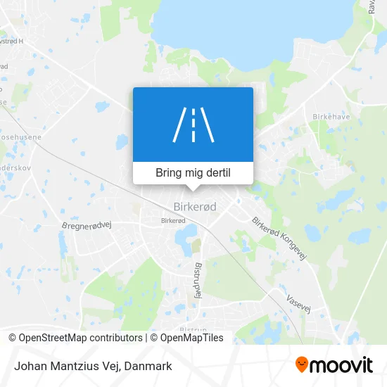 Johan Mantzius Vej kort