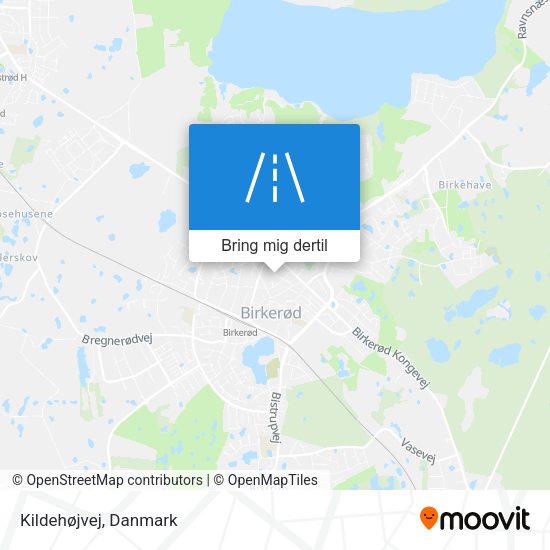 Kildehøjvej kort