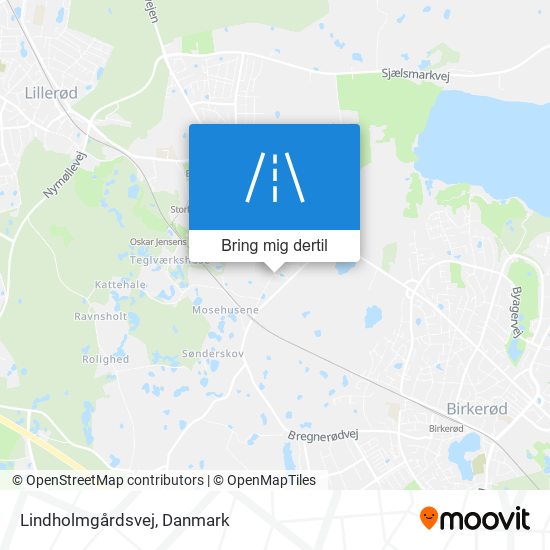 Lindholmgårdsvej kort