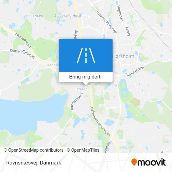 Ravnsnæsvej kort
