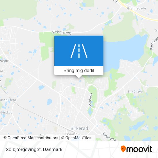 Solbjærgsvinget kort