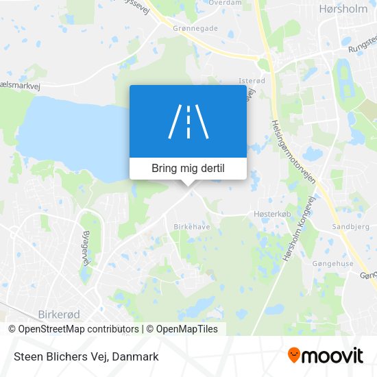 Steen Blichers Vej kort