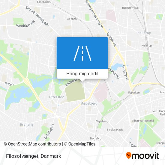 Filosofvænget kort