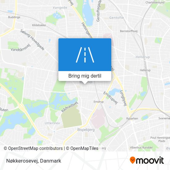 Nøkkerosevej kort