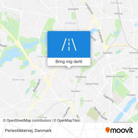 Perlestikkervej kort