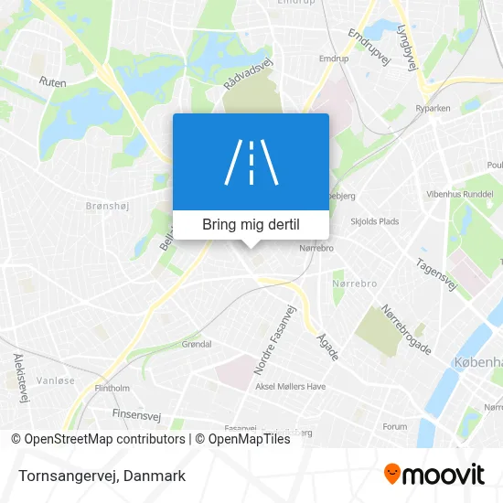 Tornsangervej kort
