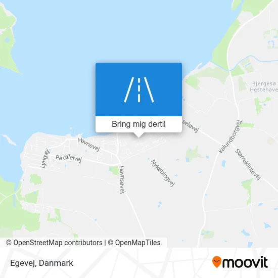 Egevej kort