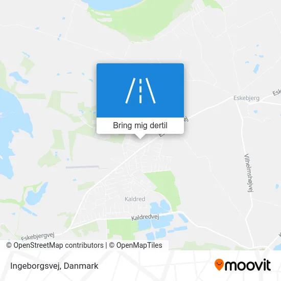 Ingeborgsvej kort