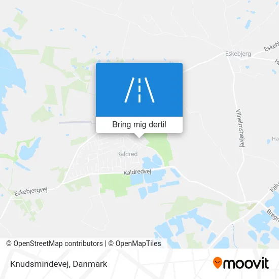 Knudsmindevej kort