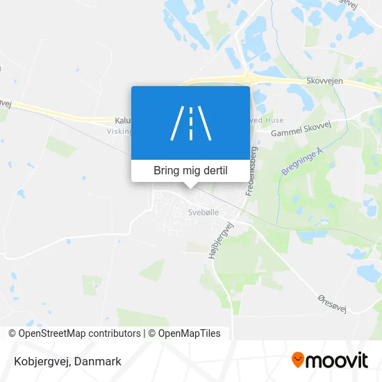 Kobjergvej kort